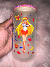 Load image into Gallery viewer, Saiilor Moon Frosted Libbey Glass