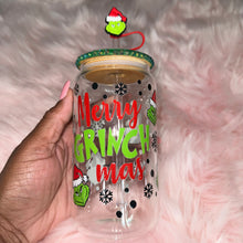 Load image into Gallery viewer, Merry Grinchmas Libbey Glass
