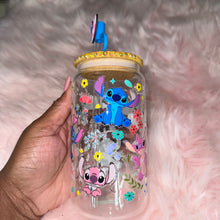 Load image into Gallery viewer, Stitch Flowers Libbey Glass
