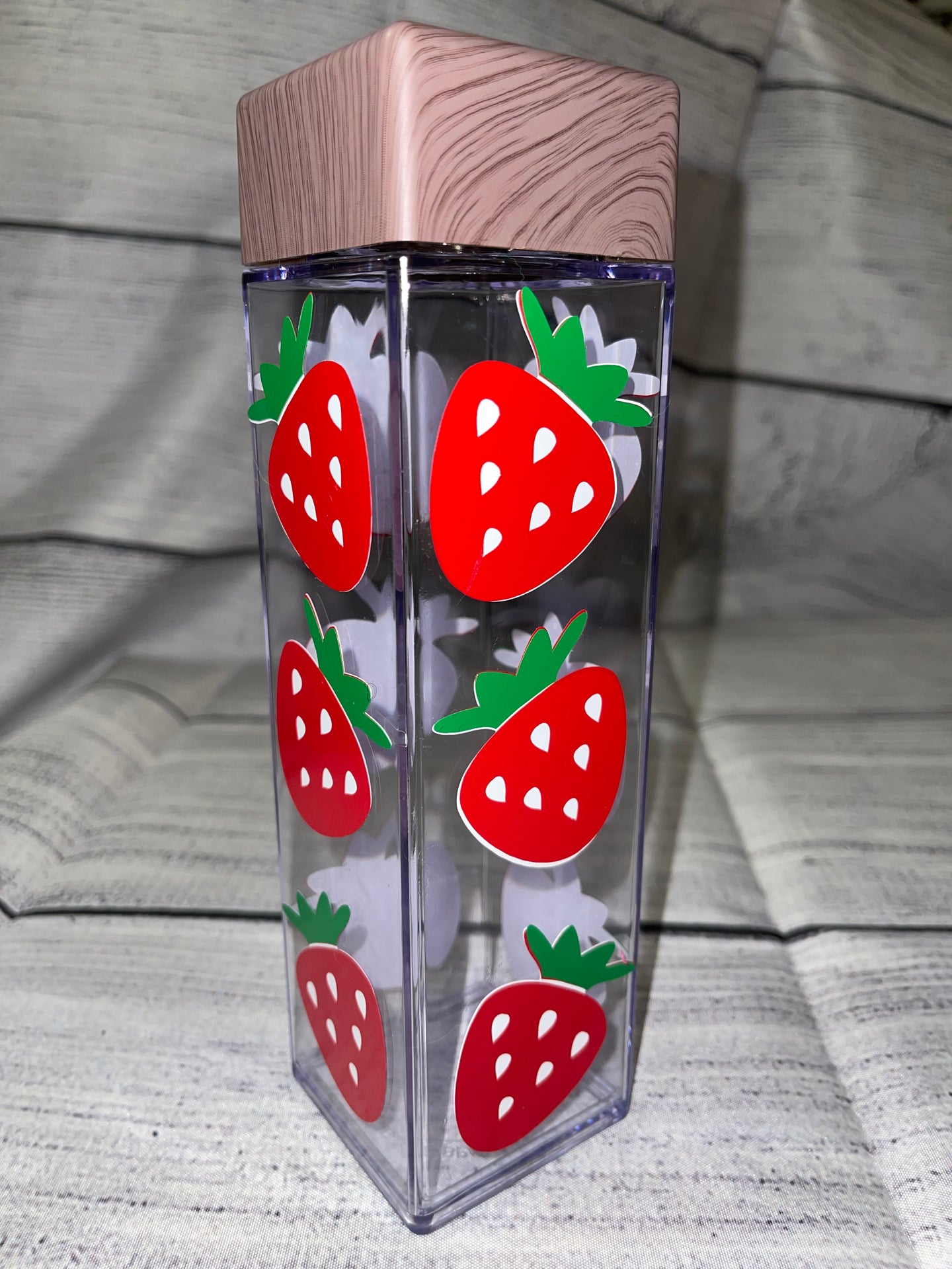 Strawberry Square Bottle
